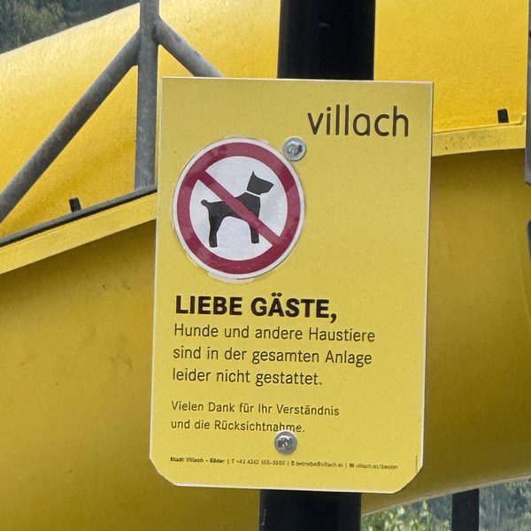 Villach, Carinzia — Cani e animali domestici non ammessi: una delle criticità